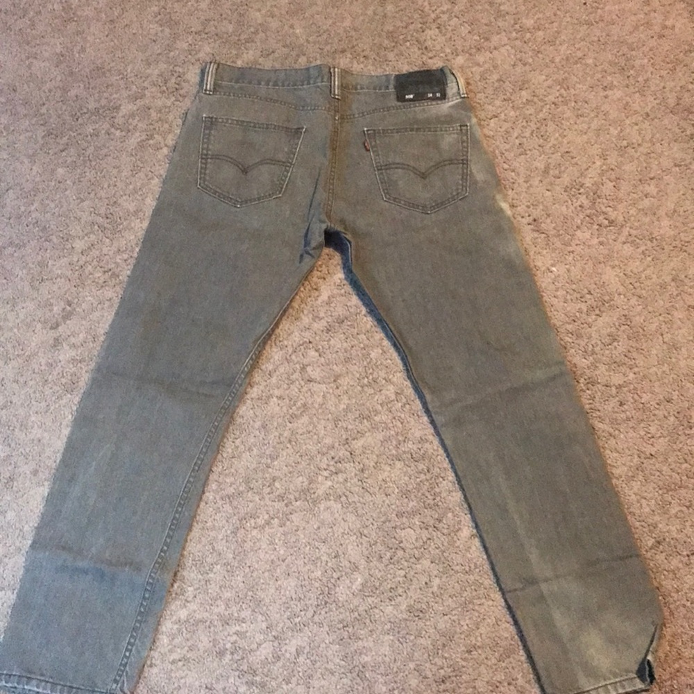 Faded gray Levi jeans 508